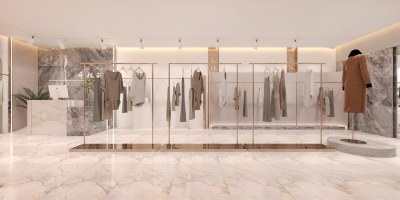 现代服装店3D模型下载